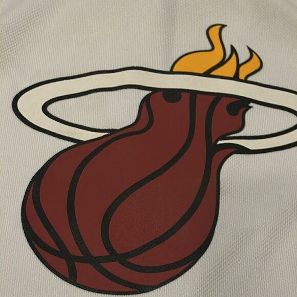 Adidas NBA Boys Miami Heat Game Time Shooting Shirt - Picture 7 of 10